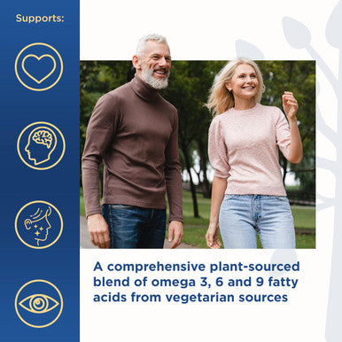 Omega 369 Vegan and Vegetarian Omega Formula 5 in 1 Essential Fatty Acid Complex Scientifically Formulated PlantBased Omega 3 6 9 Essential Fatty Acids EFA from Purity Products 60
