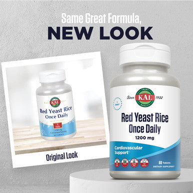 KAL 1200 Mg Red Rice, 60 Count