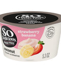 So Delicious Cultured Coconutmilk Dairy-Free Yogurt, Strawberry-Banana, 5.3 Ounce Plant-Based Vegan Dairy-Free Yogurt Alternative, Great in Smoothies Protein Shakes or Cereal