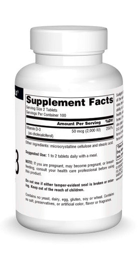 Source s Vitamin D-3 1000 iu Supports Bone & Immune Health (200 Tablets)