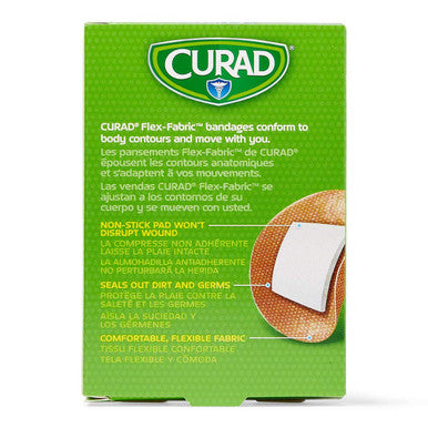 Curad Flex Fabric Spot Adhesive Bandages Bandage Diameter is 7/8" (Pack of 1200)