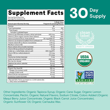 Smartypants Prenatal And Men'S Multivitamin Gummies Bundle: Omega 3 Fish Oil (Epa/Dha), Biotin, Methylfolate, Vitamin D3, C, Vitamin B12, B6, Vitamin A, K & Zinc For Immune Support (30 Day Supply)