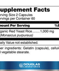 Douglas Laboratories Beni Koji Red Yeast Rice | Fermented Red Rice To Support Healthy Blood Lipid Metabolism* | 120 Capsules