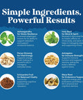Natures Craft Herbal Adaptogen Mood Support Supplement - Calming Adaptogens Supplement for Stress & Cortisol Management with Ashwagandha Rhodiola Rosea & Maca Root - Vegan Non GMO & Daytime Friendly -120ct
