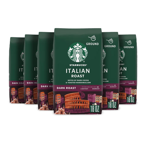 Starbucks Ground Coffee, Dark Roast Hot or Iced Coffee, French Roast, 28 oz