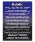 Health Aid Creatine Monohydrate 1000Mg 60 Tablets