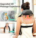 Snailax Cordless Neck Shoulder Massager With Soothing Heat, Upgarded 4D Deep Tissue Kneading, Shiatsu Neck Back Massager Pillow For Neck, Traps, Back, Gifts For Men Women Mom Dad