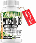 Vitamin D3 5000 Iu Supplement 125 Mcg Soft Gels Specially For Sensitive Stomachs Supplements With Organic Olive Oil Best Vitamin D3 Supplement For Women & Men Made In Usa