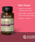 Nature'S Sunshine Vari-Gone, 90 Capsules, Varicose Vein Supplements With 7 Powerful Herbs And Nutrients That Support Circulation