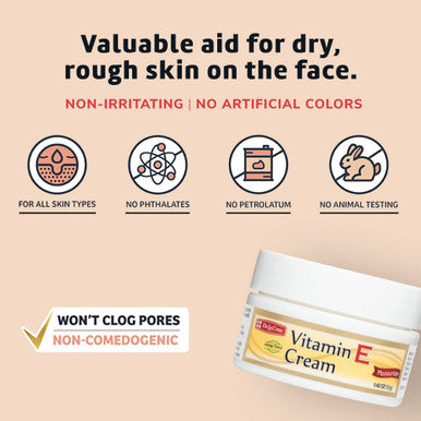 De La Cruz Vitamin E Cream 4 oz
