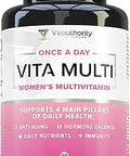 Multivitamin for Women Women's Daily MultiVitamin Supplement with DIM Iodine Ashwagandha Supports Youthful Complexion Healthy Cortisol and Estrogen Balance 30 Day Supply