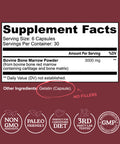 Left Coast Performance Bovine Bone Marrow Supplement - 100% Grass Fed and Pasture Raised in New Zealand- Freeze Dried 3rd Party Lab Tested Non GMO No Fillers Supports Collagen Joint Bone & Immune Health- 180 Capsules