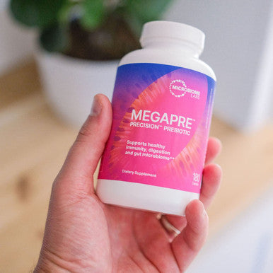 Microbiome Labs MegaPre Prebiotic Blend Clinically Tested Oligosaccharides Fiber to Support Immune Health Digestion and Gut Barrier Prebiotics Supplement for Women and Men 180 Capsules