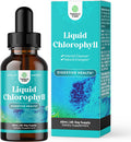 Natures Craft Vegan Liquid Chlorophyll Drops - Super Concentrated Mint Flavored Chlorophyll Liquid Drops - Internal Cleanser Digestive Support Immune Health and Whole Body Detox and Cleanse Support (60 Servings)