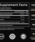 ELMNT 2150mg Super Antioxidant Liposomal Glutathione Supplement w. Vitamin C, Quercetin & Reduced L Glutathione 1000mg - Proven Complex for Best Absorption, Detox, Skin Glow + Immune - 90 Pills