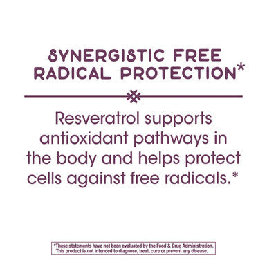 Nature'S Way Resveratrol-Forte, Protects From Free Radicals*, 60 Softgels