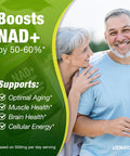 Nad+ Resveratrol Supplement, Liposomal Resveratrol, Quercetin Nr Supplement For Anti-Aging, Focus, Energy,60 Capsules