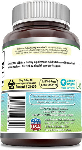 Amazing Nutrition Formulas L-Arginine/L-Citrulline Complex 1000mg 120 Tablets Supplement| Non-GMO | Gluten | Made in USA
