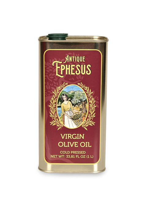 Extra Virgin Olive Oil Cold Pressed - London Award-Winning - 33.81 Fluid Ounce,Antique Ephesus, Mediterranean Region of Ayvalik Turkey (Extra Virgin)
