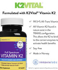 InnovixLabs Full Spectrum Vitamin K2 90 Capsules