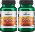 Swanson Activated Vitamin B-Complex High Bioavailability 60 Veg Capsules (2 Pack)