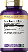Yeast Free Selenium Supplement | 200mcg | 300 Capsules | Vegetarian, Non-GMO, and Gluten Free Mineral Formula | L-Selenomethionine | Value Size | by Carlyle