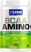 USN Supplements BCAA Amino + Supplement, Green Apple, 11.60 Oz
