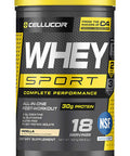 Cellucor Whey Sport Protein Powder Vanilla | Post Workout Recovery Drink with Whey Protein Isolate, Creatine & Glutamine | 18 Servings