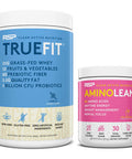 TrueFit Protein Powder (Vanilla 2 LB) with AminoLean Pre Workout Energy (Pink Lemonade 30 Servings)