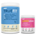 TrueFit Protein Powder (Vanilla 2 LB) with AminoLean Pre Workout Energy (Pink Lemonade 30 Servings)