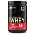 Optimum Nutrition Gold Standard 100% Whey Muscle Building And Recovery Protein Powder With Naturally Occurring Glutamine And Bcaa Amino Acids Delicious Strawberry Flavour 10 Servings 300G