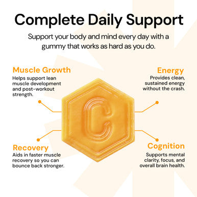 Create Creatine Monohydrate Gummies for Men and Women Boost Focus Strength and Endurance Anti-Melting Formula Vegan Gluten-Free Non GMO 1.5g of Creatine per Gummy Orange 90 Count