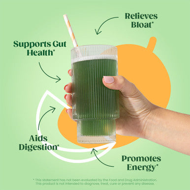 Bloom Nutrition Superfood Greens Powder Digestive Enzymes with Probiotics and Prebiotics Gut Health Bloating Relief Mango + Milk Frother High Powered Hand Mixer