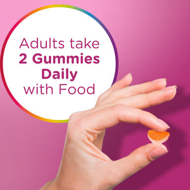 Centrum Multigummies Multi+ Beauty Dual Action Multivitamin Specially Designed With Biotin For Healthy Hair Skin And Nails Cherry/Berry/Orange Flavors - 100 Count