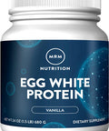 MRM Nutrition Egg White Protein | Vanilla Flavored | 23g Fat- Protein | with Digestive enzymes | Highest Biological Value | Clinically Tested | 20 Servings