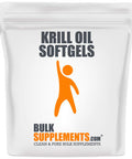 Bulksupplements.com Krill Oil Softgels - Fish Oil Supplement - Joint Supplement - Omega 3 Supplement - Fish Oil Pills (500 mg) (100 Count)