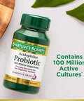 Nature's Bounty Acidophilus Probiotic Daily Probiotic Supplement Supports Digestive Health 1 Pack 120 Tablets
