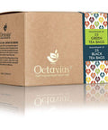 Octavius Assorted Tea Sampler Set (6 Flavors 100 Tea Bags) | Black & Green Tea Sampler Pack | Tea Set | Pack of 2