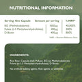 Barefoot Nutrition - B12 Complete High Strength Supplement Methylated B 12 (1000 g) - with Cofactors Methyl folate (400 g) & D-Biotin (400 g) - 60 x 1 A Day Vegan-Friendly Capsules