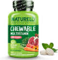 Naturelo Chewable Vitamin For Kids Multivitamin With Whole Food Organic Fruit Blend - 60 Tablets For Children