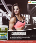Best Naturals Creatine Monohydrate 1 Lb Pure Powder (1 LB (Pack of 1))