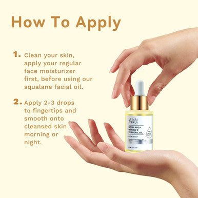 Anai Rui Squalane Oil Set-Vitamin E Rosehip Oil +Vitamin C Turmeric Oil +Retinol Jojoba Oil For Face,Moisturize Fine Lines &Wrinkle,Softer Skin