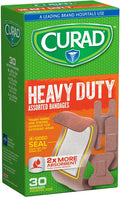 Curad Heavy Duty Assorted Bandages 30 ea ( Packs of 3)