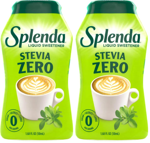 SPLENDA Stevia Liquid Zero Calorie Sweetener Drops 3.38 Fl Oz Bottle