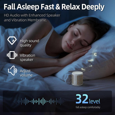 Mee 2Ou Portable Sound Machine For Baby Kids & Adults 30 Soothing Sounds 32 Volume Levels 3 Timers Rechargeable Mini White Noise Sleep Sound Machine For Travel Camping Home Office Nursery