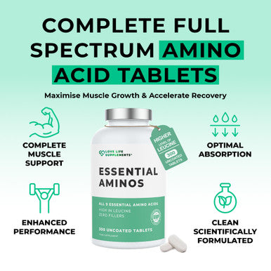 Love Life Supplements Essential Aminos - 300 tablets
