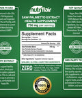 NutriFlair Saw Palmetto Extract 750mg, 120 Capsules - Prostate Supplement & Berry Health Support - Helps Block DHT to Prevent Hair Loss and Helps Reduce Frequent Urination, for Women and Men