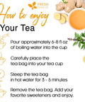 FreshDrinkUS, Premium 50 Mulberry Leaf Tea Bags, 100% Natural & Pure from Mulberry Leaves. Herbal Tea. Made with Natural Material Tea Bags. No Sugar, No Caffeine, No Gluten, Vegan.