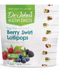 Dr. JohnÃƒÂ¢Ã¢â€šÂ¬Ã¢â€žÂ¢s Sugar Free Berry Swirl Lollipops ÃƒÂ¢Ã¢â€šÂ¬Ã¢â‚¬Å“ Keto Friendly, Vegan, Gluten Free ÃƒÂ¢Ã¢â€šÂ¬Ã¢â‚¬Å“ Xylitol & Erythritol, +Fiber & Vitamin C, Individually Wrapped ÃƒÂ¢Ã¢â€šÂ¬Ã¢â‚¬Å“ 60 Count (1 lb)