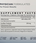 Akkermansia Muciniphila, 60 Capsules (60 Day Supply), Gut Health Support For Women & Men, Probiotic With Prebiotic Fiber, Increases Glp-1 Production, Delayed Release, 500M Afu Live Strain